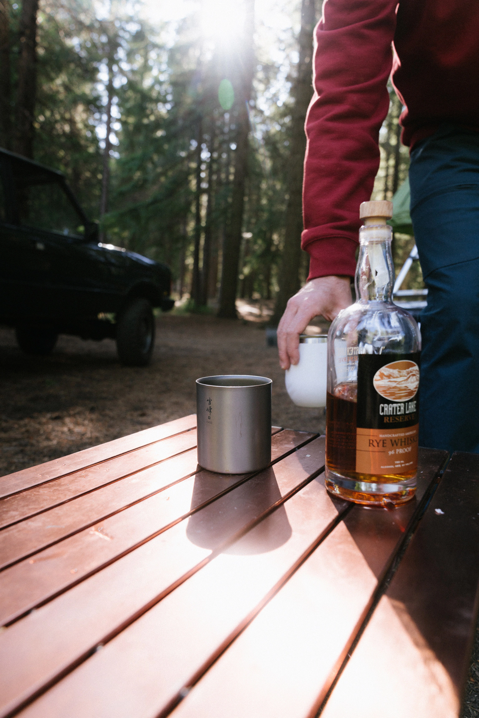 Field photography: Roads, forest and camp