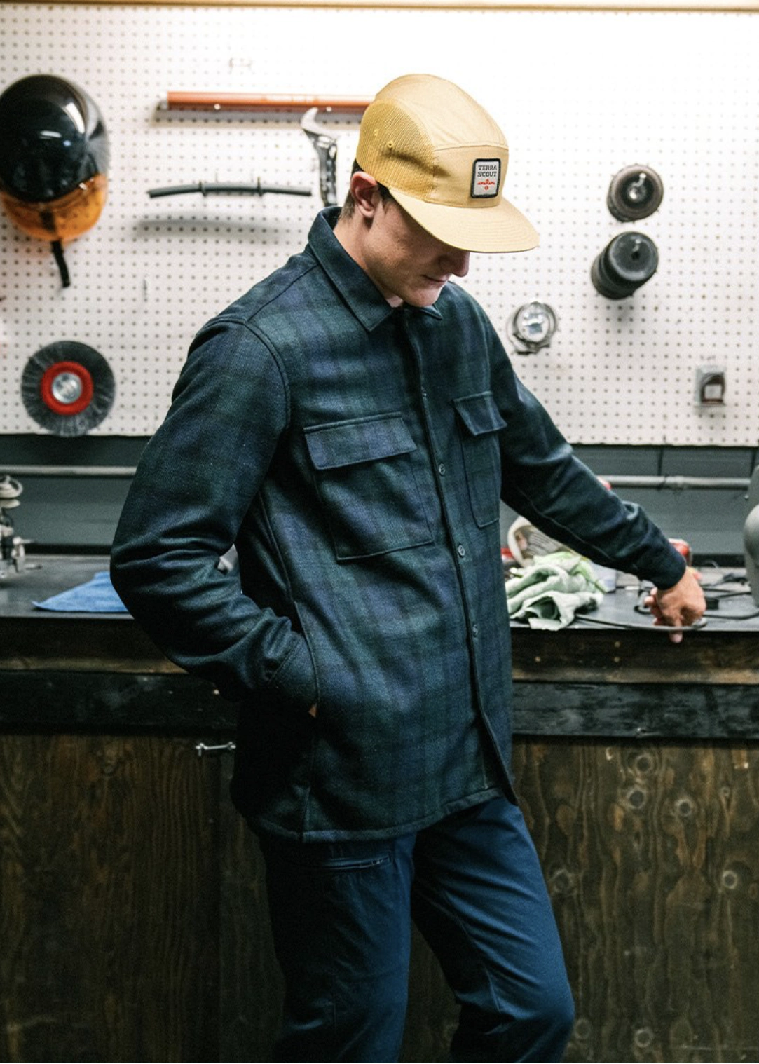 Shirt jacket: In the workshop